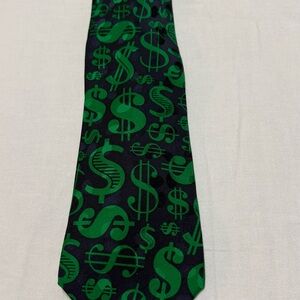 Addiction Money Sign Tie